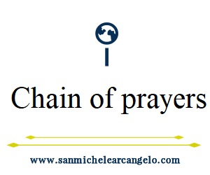 Chain of prayers all united in the world created by Alberto Cristobal Liuzzi- San Michele arcangelo Rime, Italy Chain of prayers all united in the world created by Alberto Cristobal Liuzzi- San Michele arcangelo Rime, Italy