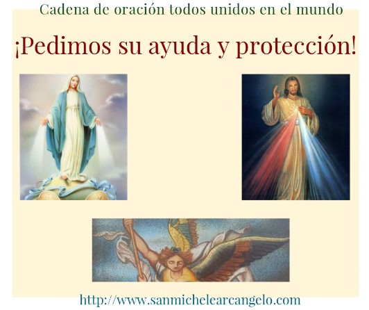 Cadena de oraciones todos unidos en elmundo desde el 2000 y continuamos en el 2020 (Emergencia Coronavirus) Cadena de oraciones todos unidos en elmundo desde el 2000 y continuamos en el 2020 (Emergencia Coronavirus)